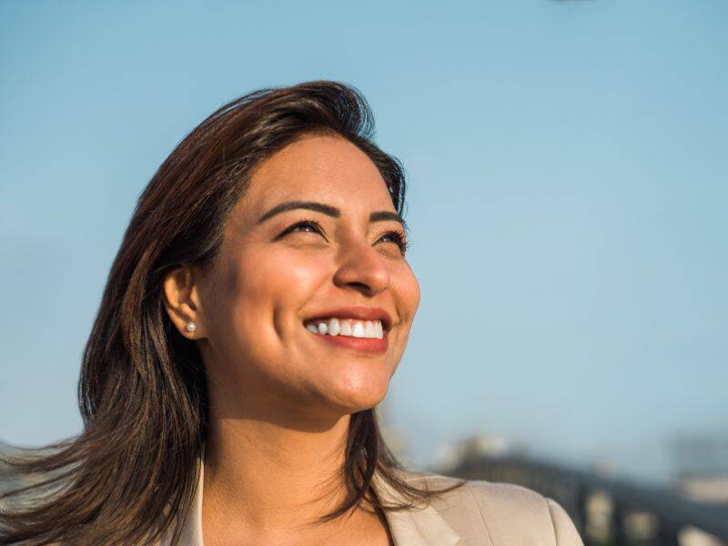 woman contemplating fertility supplements