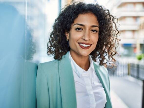 woman researching estrogen and ivf